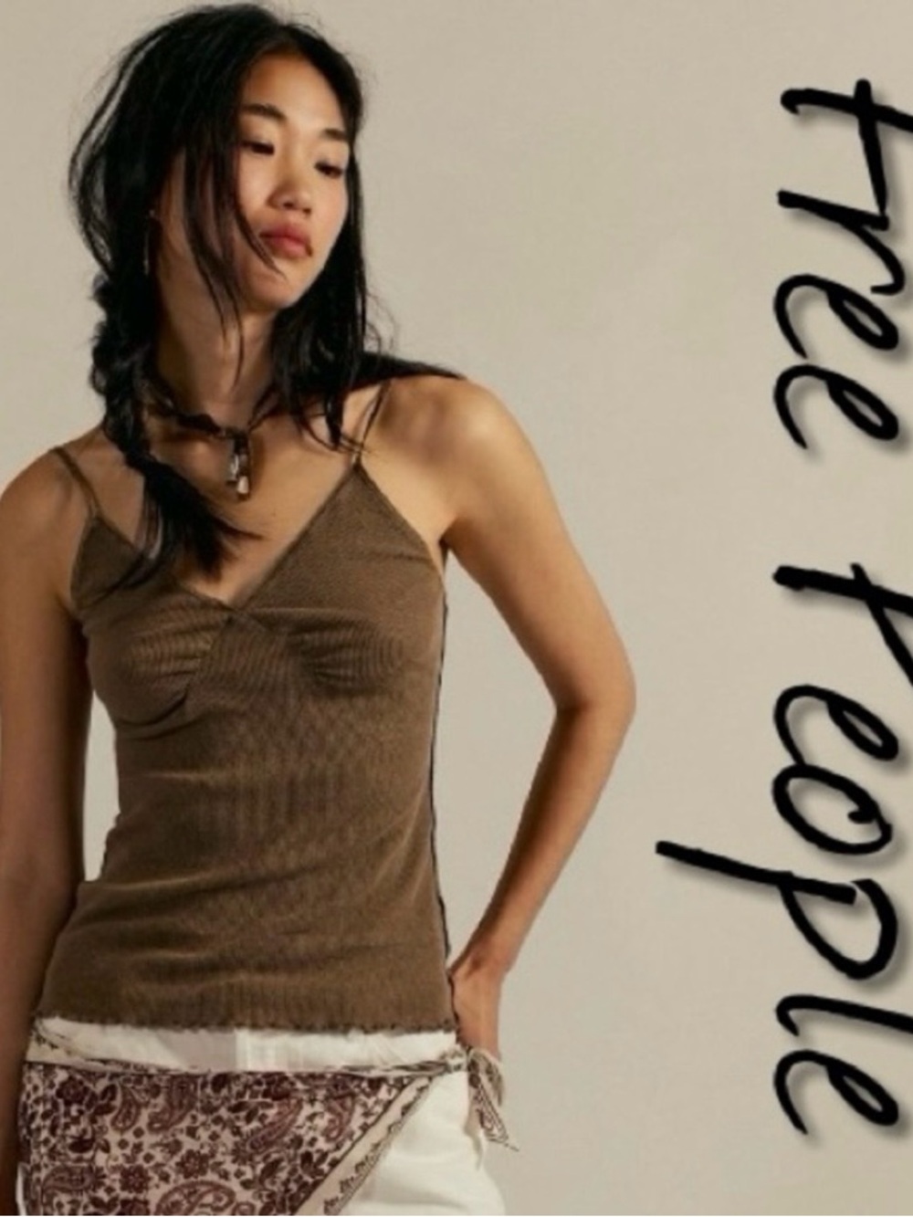 Free People We The Free Oh Honey Cami NWT M